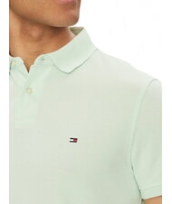 TOMMY HILFIGER TH Polo a maniche corte regular fit opal green - Polo Uomo - 3