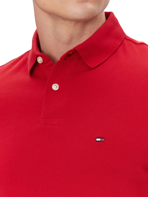 TH Polo a maniche corte regular fit medium red - Polo Uomo