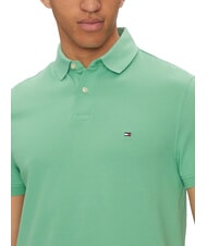 TOMMY HILFIGER TH Polo a maniche corte regular fit fort green - Polo Uomo - 3