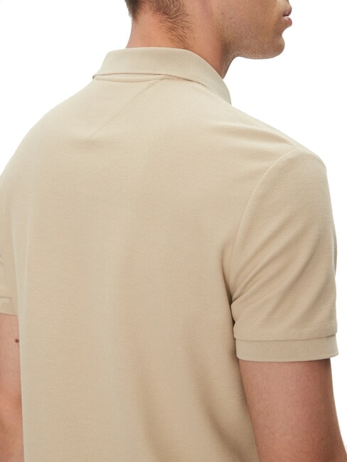 TH Polo manica corta ricamo monogram sandalwood - Polo Uomo