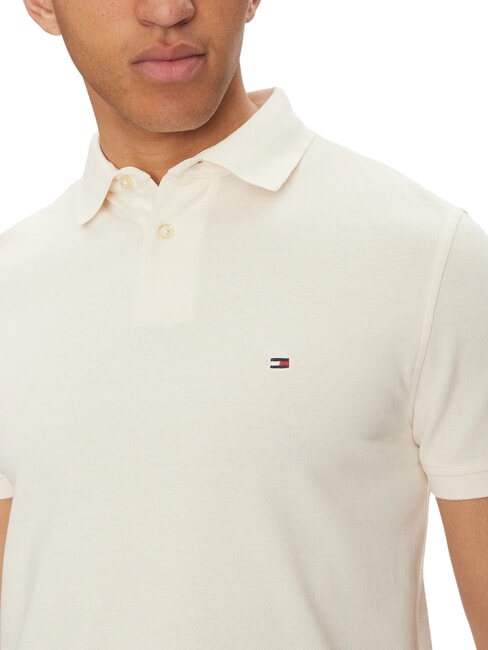 TH Polo a maniche corte regular fit ivory petal - Polo Uomo