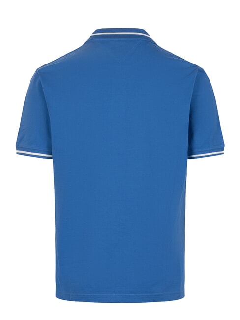 TH JEANS Polo a manica corta slim fit tempo blue - Polo Uomo