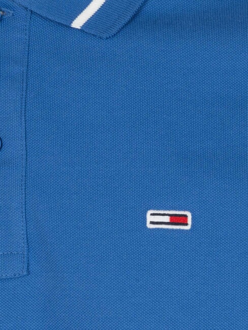 TH JEANS Polo a manica corta slim fit tempo blue - Polo Uomo