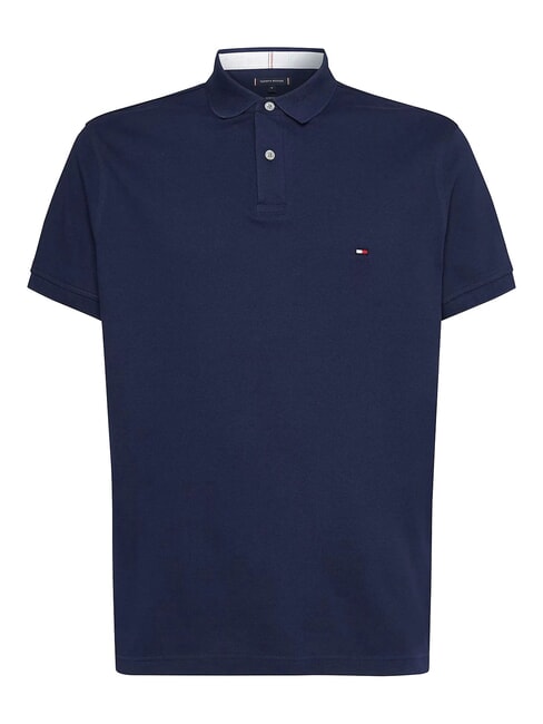 TH Polo a maniche corte regular fit carbon navy - Polo Uomo