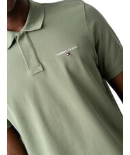 TOMMY HILFIGER TH JEANS Polo a maniche corte con logo aruba green - Polo Uomo - 3