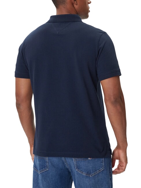 TH JEANS Polo a maniche corte con logo dark night navy - Polo Uomo