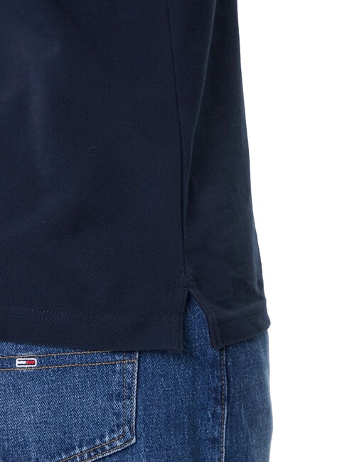 TH JEANS Polo a maniche corte con logo dark night navy - Polo Uomo