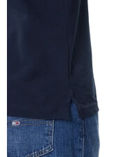TOMMY HILFIGER TH JEANS Polo a maniche corte con logo dark night navy - Polo Uomo - 4
