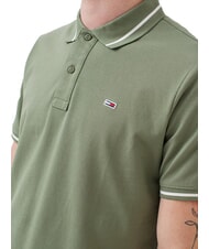 TOMMY HILFIGER TH JEANS Polo a manica corta slim fit aruba green - Polo Uomo - 3