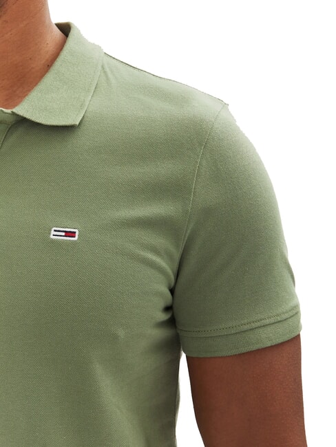 TH JEANS Polo a manica corta con bandierina aruba green - Polo Uomo