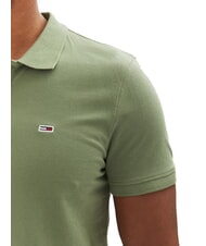 TOMMY HILFIGER TH JEANS Polo a manica corta con bandierina aruba green - Polo Uomo - 3