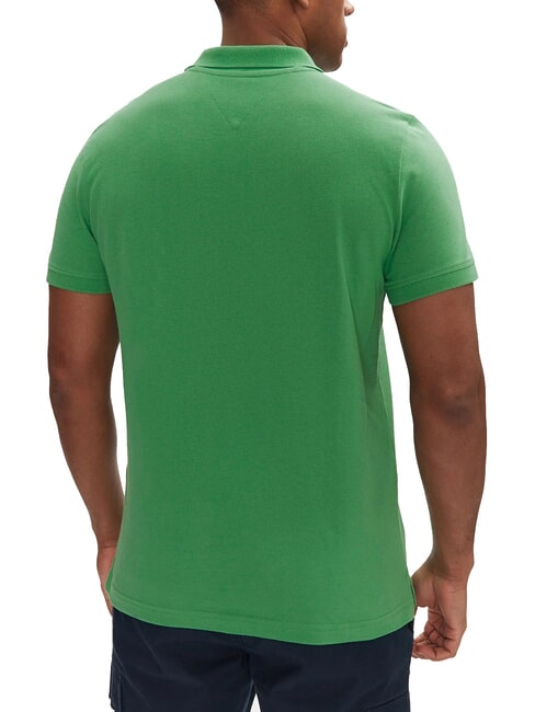 TH JEANS Polo a manica corta con bandierina coastal green - Polo Uomo