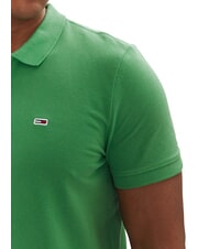 TOMMY HILFIGER TH JEANS Polo a manica corta con bandierina coastal green - Polo Uomo - 3