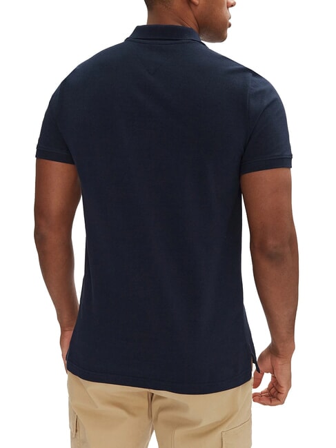 TH JEANS Polo a manica corta con bandierina dark night navy - Polo Uomo