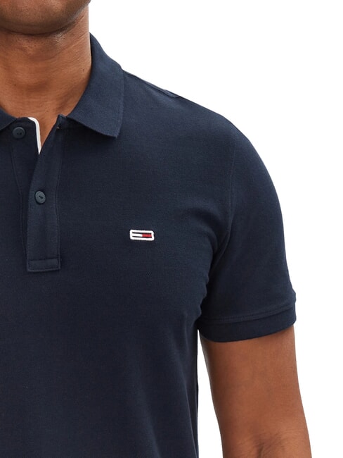 TH JEANS Polo a manica corta con bandierina dark night navy - Polo Uomo