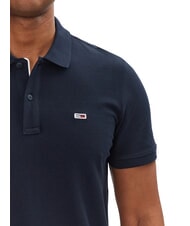 TOMMY HILFIGER TH JEANS Polo a manica corta con bandierina dark night navy - Polo Uomo - 3