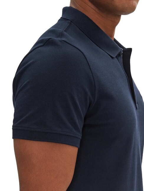 TH JEANS Polo a manica corta con bandierina dark night navy - Polo Uomo