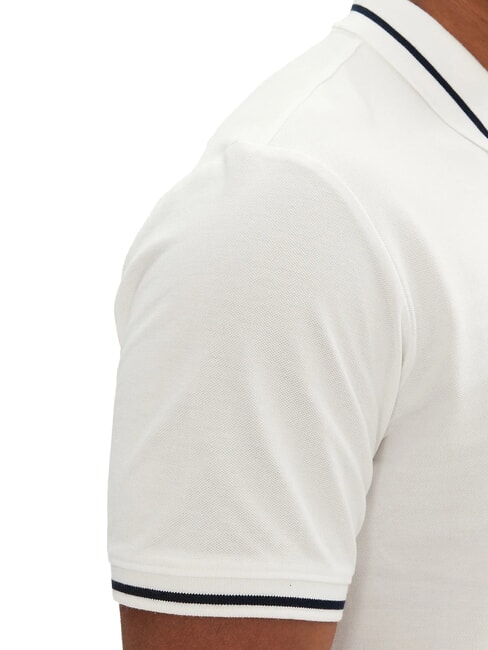 TH JEANS Polo a manica corta slim fit ecru - Polo Uomo