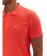 TOMMY HILFIGER TH JEANS Polo a manica corta con bandierina bright vermillion - Polo Uomo - 3