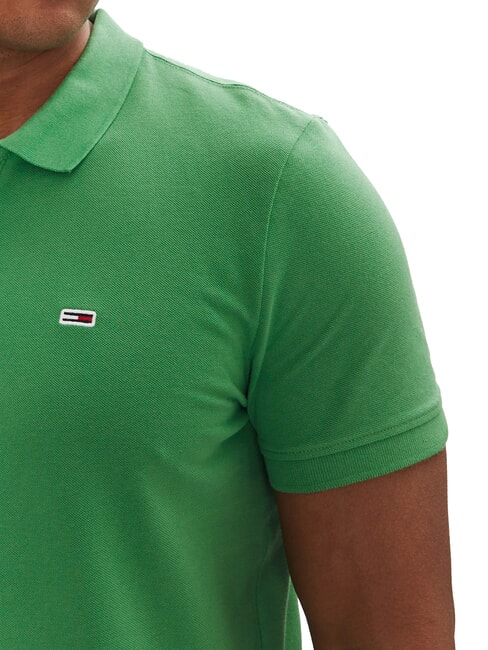 TH JEANS Polo a manica corta con bandierina coastal green - Polo Uomo
