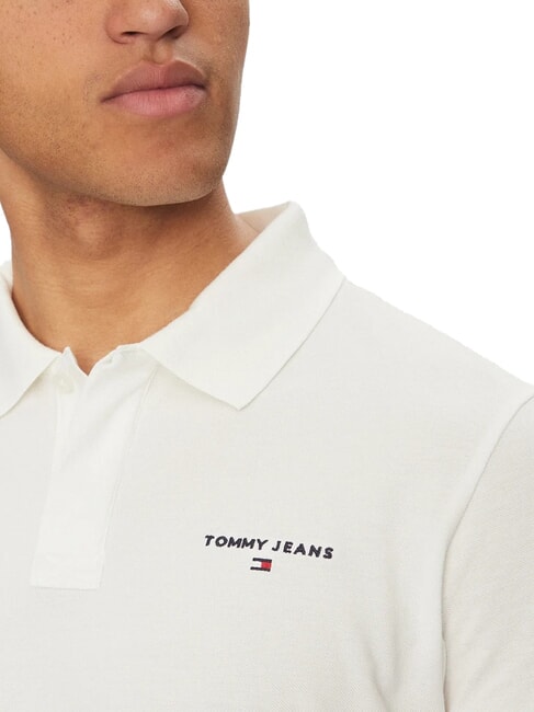 TH JEANS Polo a maniche corte con logo ecru - Polo Uomo