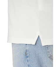 TOMMY HILFIGER TH JEANS Polo a maniche corte con logo ecru - Polo Uomo - 4