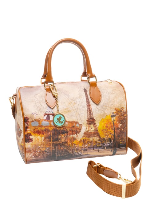 YESBAG Borsa a bauletto con tracolla funny paris - Borse Donna