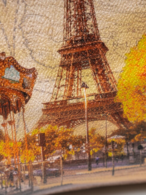 YESBAG Borsa a bauletto con tracolla funny paris - Borse Donna