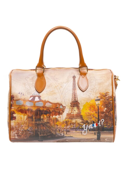 YESBAG Borsa a bauletto con tracolla funny paris - Borse Donna