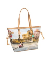 YNOT YESBAG Shopping Bag stampata ROMAN HOLIDAY - Borse Donna - 2