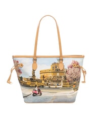 YNOT YESBAG Shopping Bag stampata ROMAN HOLIDAY - Borse Donna - 4