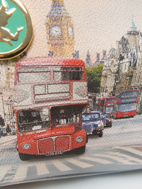 YESBAG Bauletto a mano, con tracolla london rainbow - Borse Donna