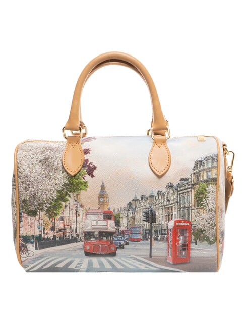 YESBAG Bauletto a mano, con tracolla london rainbow - Borse Donna