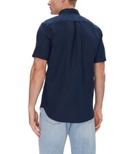 TOMMY HILFIGER TH Camicia button down a maniche corte carbon navy - Camicie Uomo - 2