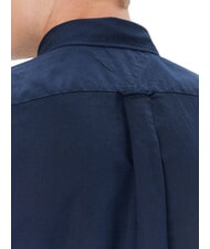 TOMMY HILFIGER TH Camicia button down a maniche corte carbon navy - Camicie Uomo - 4