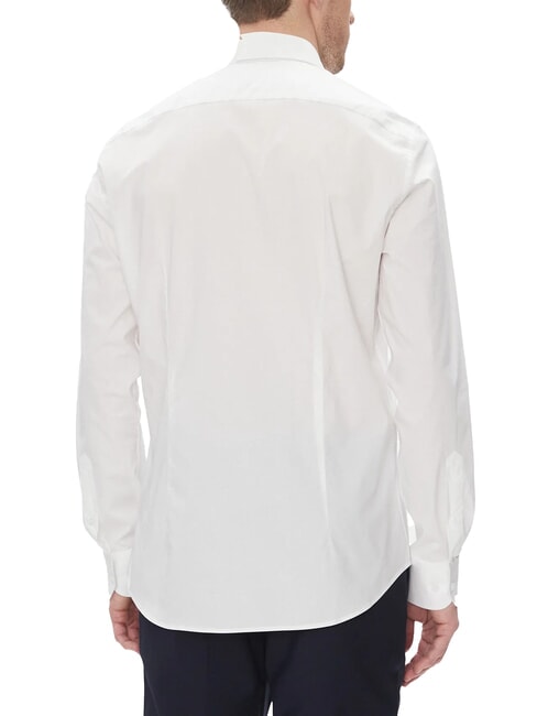 TH Camicia a manica lunga cotone stretch optic white - Camicie Uomo