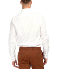 TOMMY HILFIGER TH Camicia in cotone stretch manica lunga pvh classic white - Camicie Uomo - 2