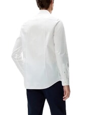 TOMMY HILFIGER TH Camicia a manica lunga cotone stretch classic white - Camicie Uomo - 2
