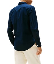 TOMMY HILFIGER TH Camicia a maniche lunghe in cotone desert sky - Camicie Uomo - 2