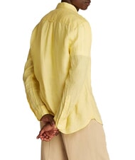 TOMMY HILFIGER TH Camicia in lino manica lunga regular fit citronella - Camicie Uomo - 2
