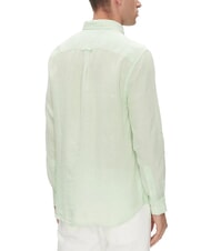 TOMMY HILFIGER TH Camicia in lino manica lunga regular fit opal green - Camicie Uomo - 2
