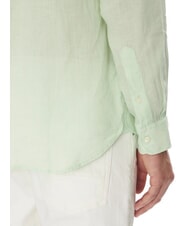 TOMMY HILFIGER TH Camicia in lino manica lunga regular fit opal green - Camicie Uomo - 4