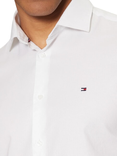 TH Camicia a maniche lunghe slim fit optic white - Camicie Uomo