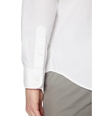 TOMMY HILFIGER TH Camicia a maniche lunghe in cotone optic white - Camicie Uomo - 4