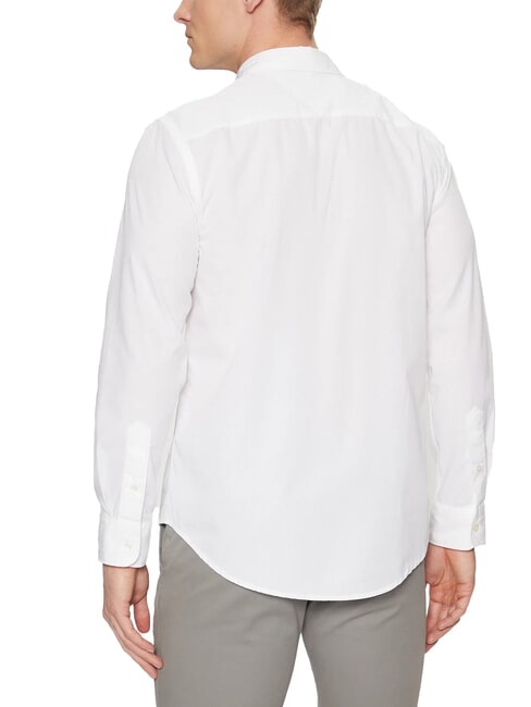 TH Camicia a maniche lunghe in cotone optic white - Camicie Uomo