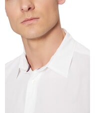 TOMMY HILFIGER TH Camicia a maniche lunghe in cotone optic white - Camicie Uomo - 3