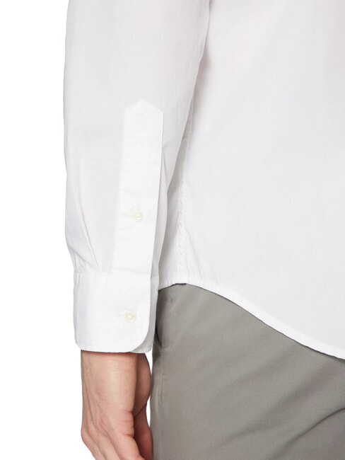 TH Camicia a maniche lunghe in cotone optic white - Camicie Uomo