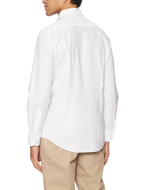 TH Camicia a maniche lunghe slim fit optic white - Camicie Uomo