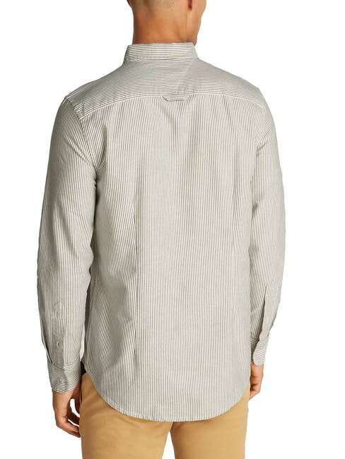 TH JEANS Camicia a righe a manica lunga dark night navy - Camicie Uomo