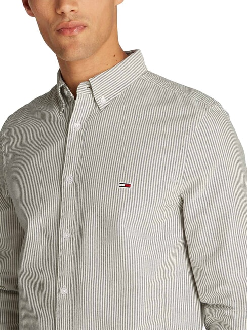 TH JEANS Camicia a righe a manica lunga dark night navy - Camicie Uomo